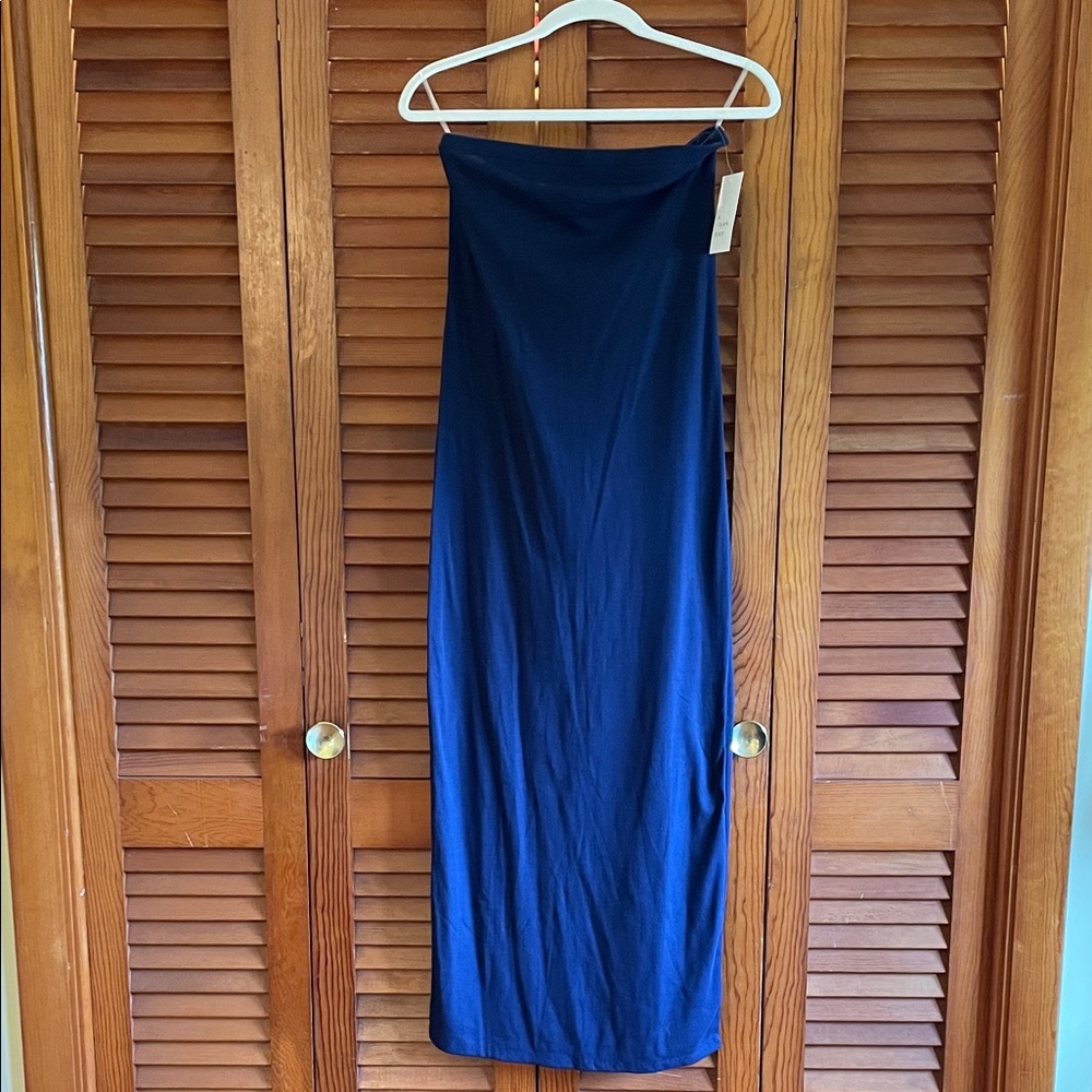 Target Ribbed Strapless Dress